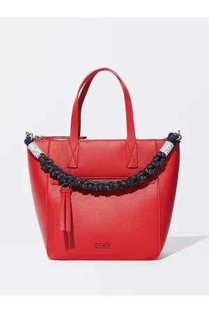 parfois Handheld Bag with Rope Handle & Sling Strap