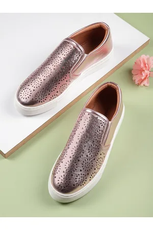 DressBerry Women Cut Work Slip-On Sneakers