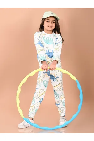 LilPicks Girls Printed Sweatshirt & Jogger