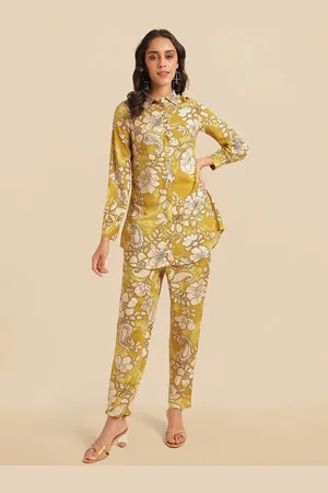 Kalini Floral Printed Tunic & Trousers