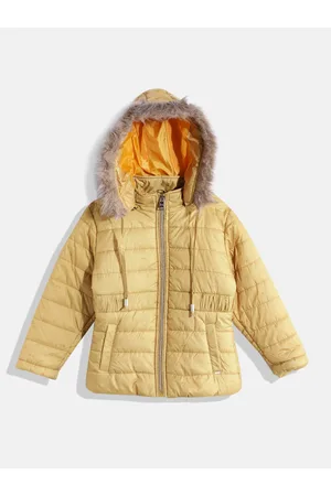 Okane Girls Hooded Longline Parka Jacket