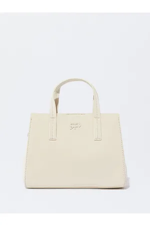 parfois Structured Handheld Bag with Detachable Sling Strap