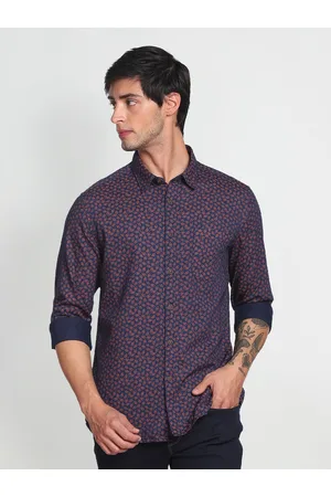 Flying Machine Ethnic Motifs Printed Slim Fit Casual Shirt