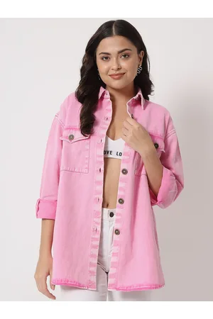 Chemistry Spread Collar Denim Jacket