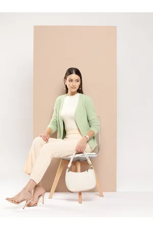 Chemistry Solid Open Front Sweater