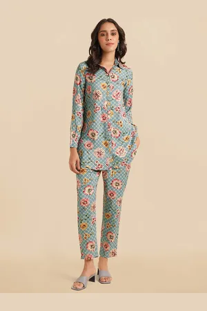 Kalini Floral Printed Tunic & Trousers