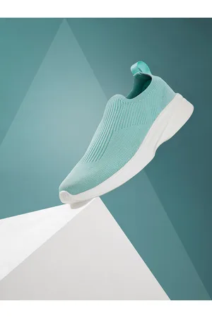 HRX Women Woven Design Go-Lite Walking Shoes
