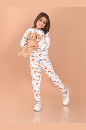 LilPicks Girls Printed Sweatshirt and Jogger