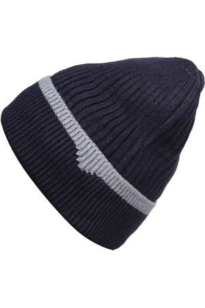Loom Legacy Men Self Design Acrylic Wool Beanie