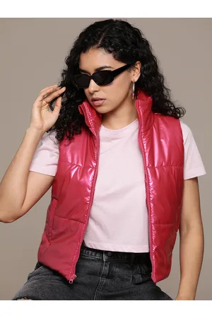 Roadster The Lifestyle Co. Mock Collar Padded Gilet Jacket