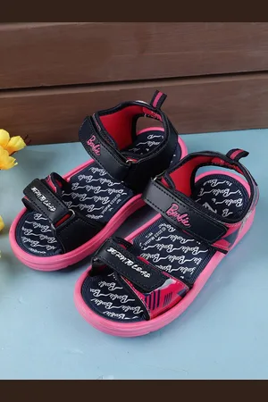 Kidsville Girls Barbie Printed Sports Sandals