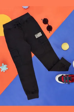 Pantaloons Boys Mid Rise Cotton Joggers