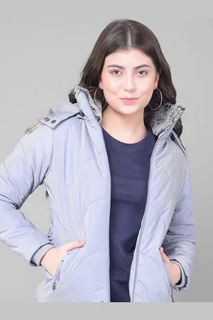 Crimsoune Club Faux Fur Trim Detail Hooded Puffer Jacket