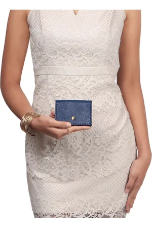 Hidesign Women Textured Leather Envelope Wallet