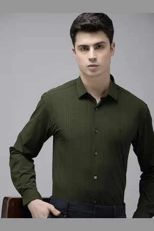 V Dot Men Slim Fit Checked Casual Shirt