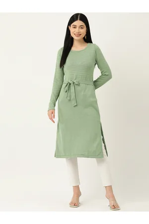 American Eye Round Neck Acrylic Kurta