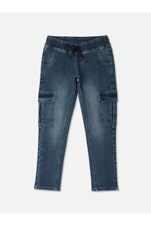 Pepe Jeans Boys Clean Look Light Fade Stretchable Cargo Jeans