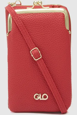 Globus Women Red Textured Casual Sling Bag
