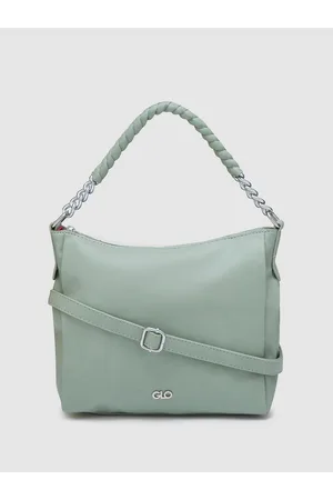 Globus Women Mint Green Solid Casual Hobo Bag