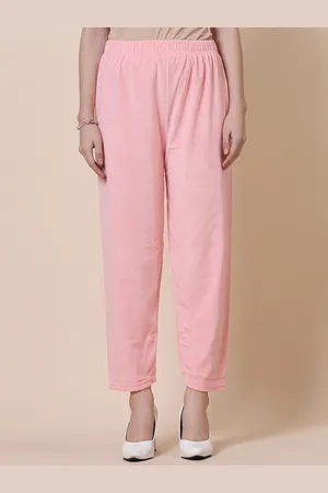 Clora Creation Women Mid-Rise Velvet Trousers