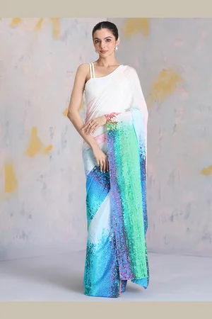 Liva Abstract Printed Saree