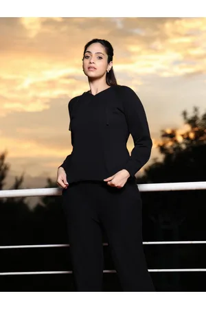 BlissClub Hooded Raglan Sleeves Pure Cotton Pullover