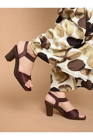 JM Looks Open Toe Platform Heels