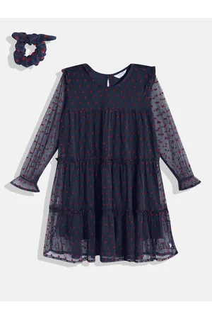 Ralph Lauren Conversational Print Tiered A-Line Dress