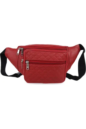 Cimoni Leather Quilted Waist Pouch