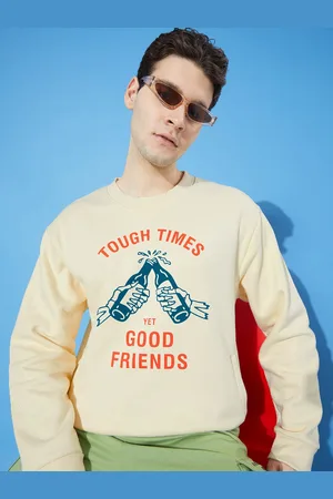 Difference of Opinion Men Printed Sweatshirt