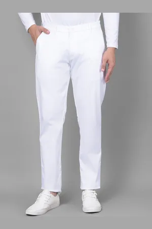 Crimsoune Club Men Mid Rise Plain Slim Fit Trousers