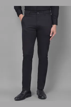 Crimsoune Club Men Mid Rise Plain Slim Fit Trousers