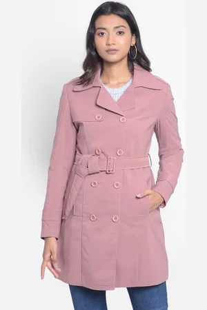 Crimsoune Club Trench Coat With Belt