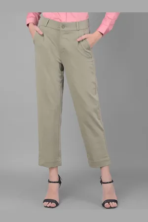 Crimsoune Club Women Straight Fit Mid-Rise Trouser