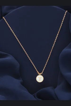 Pinapes Unisex Gold-Plated Chain With Pendant