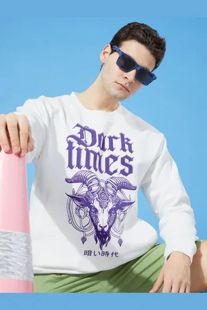 Difference of Opinion Men Printed Sweatshirt
