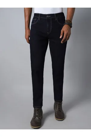 High Star Men Blue Tapered Fit Stretchable Jeans