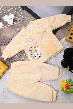 V-Mart Infants Graphic Printed Pure Cotton Top with Trousers