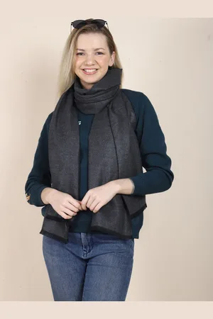 Calvadoss Muffler With Fringed Border