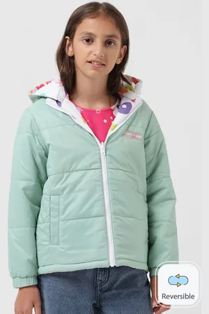 VERO MODA Girls Hooded Reversible Padded Jacket