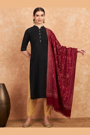 HK colours of fashion Ethnic Motifs Woven Design Shawl