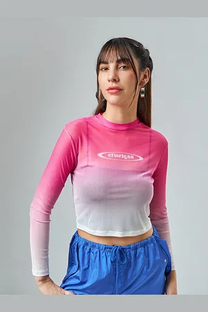 Bewakoof Ombre Dyed Fitted Crop Top