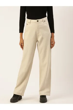 Bene Kleed Women Straight Fit High-Rise Jeans