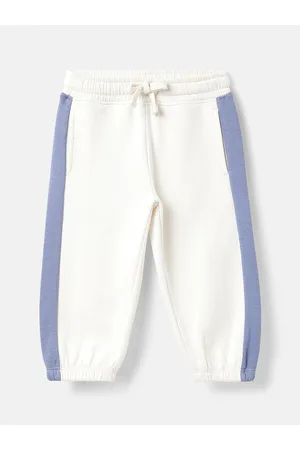 Benetton Boys Colourblocked Regular Fit Mid-Rise Plain Cotton Jogger
