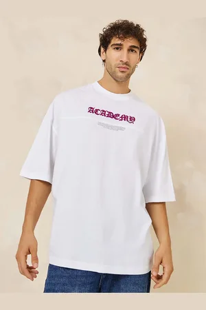 Styli Embroidered Detail Compact Jersey Boxy T-Shirt