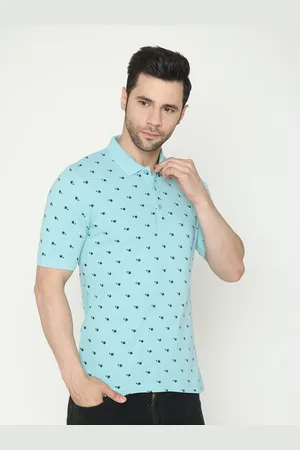 Bonjour Conversational Printed Polo Collar Cotton T-Shirt