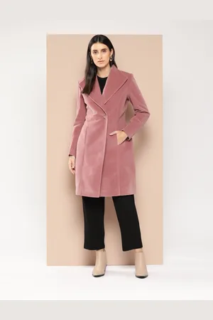 Chemistry Solid Lapel Collar Over Coat