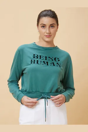 Being Human Typography Printed Pullover