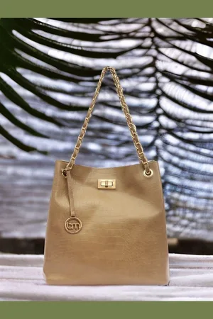 Bagsy Malone Textured Shopper Tote Bag With Tasselled