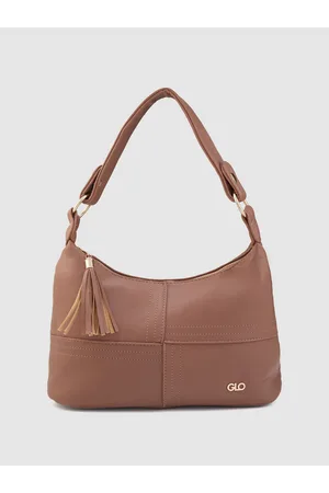 Globus Tasselled Detail Structured Hobo Bag